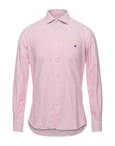 Brooksfield Shirts In Coral