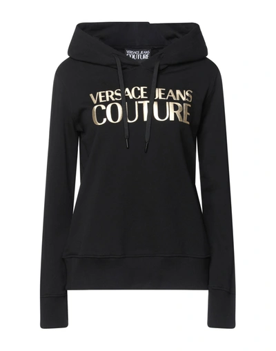Versace Jeans Couture Sweatshirts In Black
