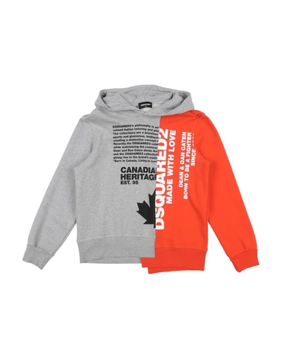 Dsquared2 Kids' Sweatshirts In Orange