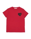 Vicolo Kids' T-shirts In Red