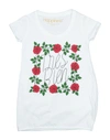 HAPPINESS HAPPINESS TODDLER GIRL T-SHIRT WHITE SIZE 6 COTTON,12660482JN 6
