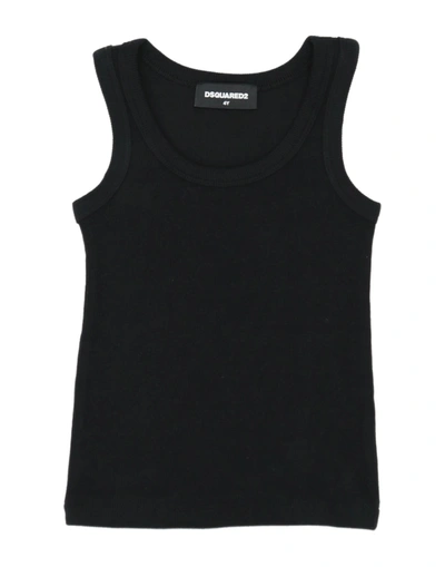 Dsquared2 Babies' T-shirts In Black