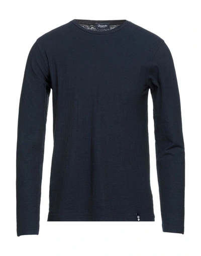 Drumohr T-shirts In Dark Blue