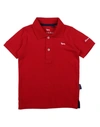 Harmont & Blaine Kids' Polo Shirts In Red