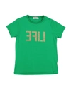 Vicolo Kids' T-shirts In Green