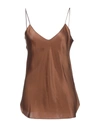 NILI LOTAN NILI LOTAN WOMAN TOP BROWN SIZE M SILK,12585602UT 5