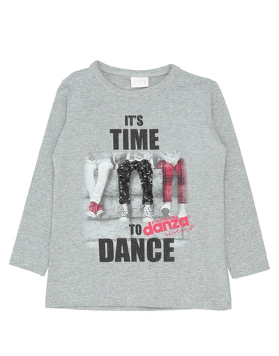 Dimensione Danza Kids' T-shirts In Grey