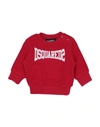 Dsquared2 Kids' Sweatshirts In Red