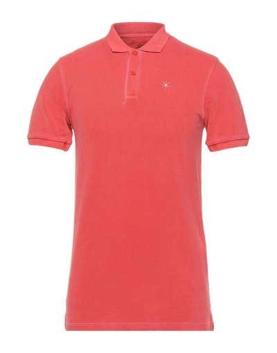 Manuel Ritz Polo Shirts In Red
