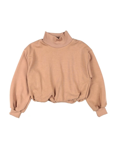 L:ú L:ú By Miss Grant Kids' Sweatshirts In Beige