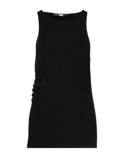 Karl Lagerfeld T-shirts In Black