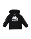 Kappa Kids' Sweatshirts In Black