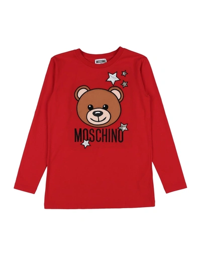 Moschino Teen Kids' T-shirts In Red