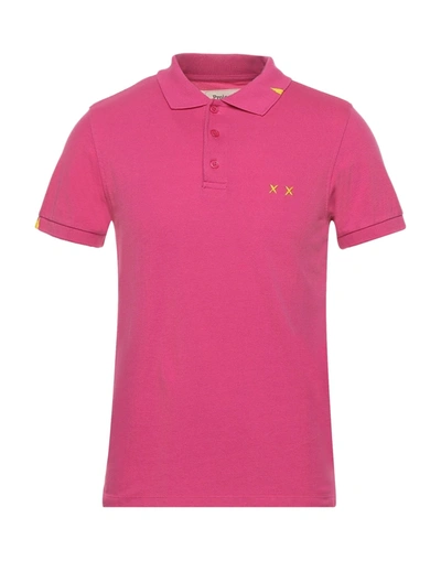 Project E Polo Shirts In Fuchsia