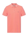 PROJECT E PROJECT E MAN POLO SHIRT SALMON PINK SIZE S COTTON,12687894QU 8