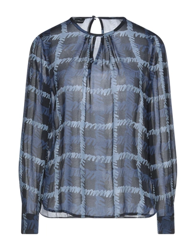 Emporio Armani Blouses In Blue