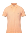 Brooksfield Polo Shirts In Orange