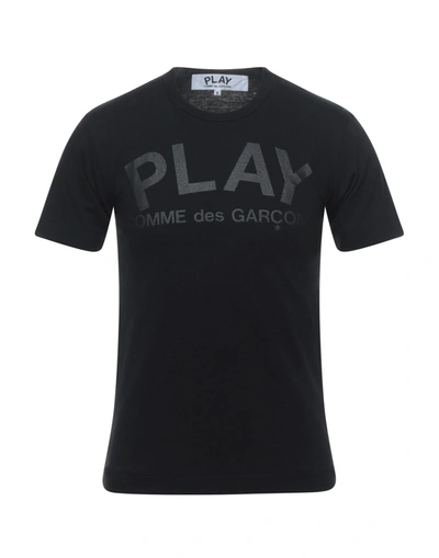 Comme Des Garçons Play T-shirts In Black