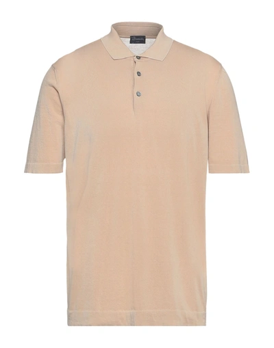 Drumohr Polo Shirts In Beige