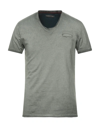 Yes Zee By Essenza T-shirts In Sage Green