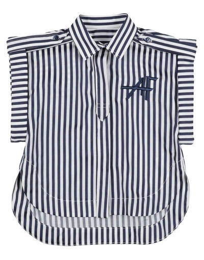 Alberta Ferretti Kids' Shirts In Blue