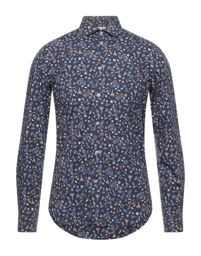 Manuel Ritz Shirts In Dark Blue