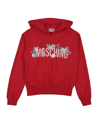 Moschino Teen Kids' Sweatshirts In Red