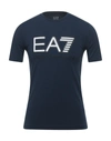 Ea7 T-shirts In Dark Blue