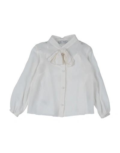 Dolce & Gabbana Kids' Shirts In White
