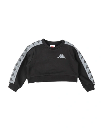 Kappa Kids' Sweatshirts In Black