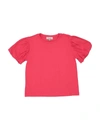 Dixie Kids' T-shirts In Coral