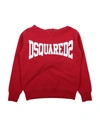 Dsquared2 Kids' Sweatshirts In Red