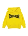 Dsquared2 Sweatshirts In Yellow
