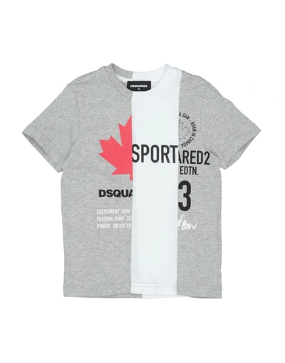 Dsquared2 T-shirts In Light Grey