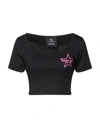 Shop ★ Art Shopart Woman T-shirt Black Size M Polyester, Elastane In Black