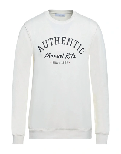 Manuel Ritz Sweatshirts In White