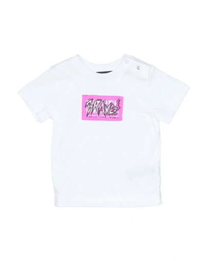 Diesel Newborn T-shirt White Size 3 Cotton