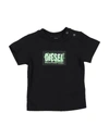 Diesel T-shirts In Black