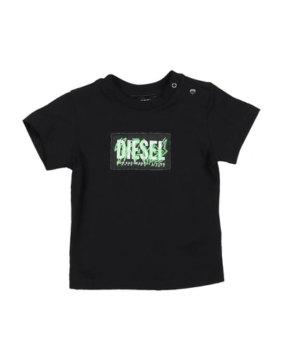 Diesel T-shirts In Black