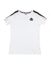 Kappa Kids' T-shirts In White