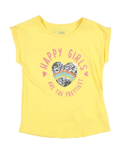 Losan T-shirts In Yellow