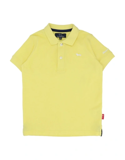 Harmont & Blaine Kids' Polo Shirts In Yellow