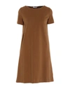 Circolo 1901 Short Dresses In Brown
