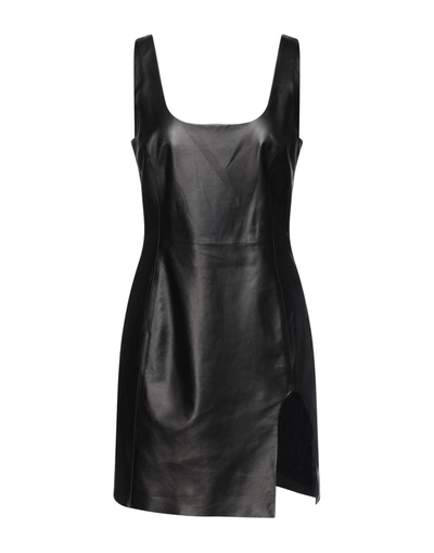 Drome Short Dresses In Black