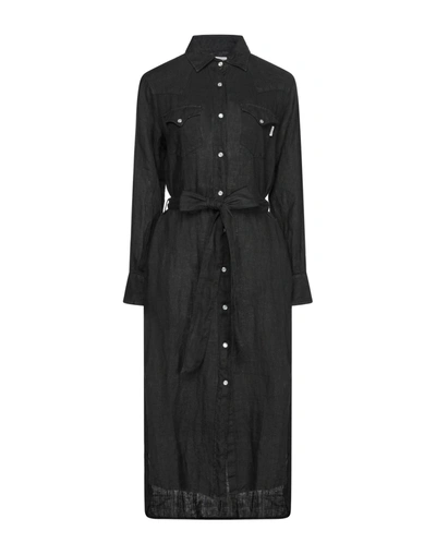 Roy Rogers Midi Dresses In Black