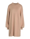 Vero Moda Short Dresses In Camel