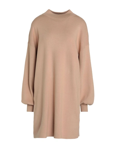 Vero Moda Short Dresses In Camel