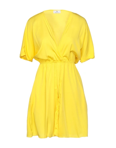 Simona-a Short Dresses In Yellow
