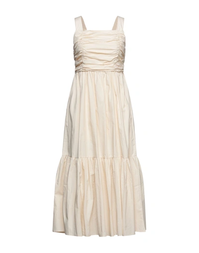 Marçi By Gil Santucci Midi Dresses In Beige | ModeSens