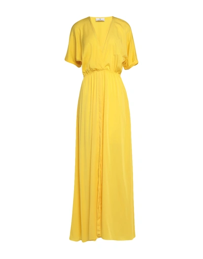 Simona-a Long Dresses In Yellow